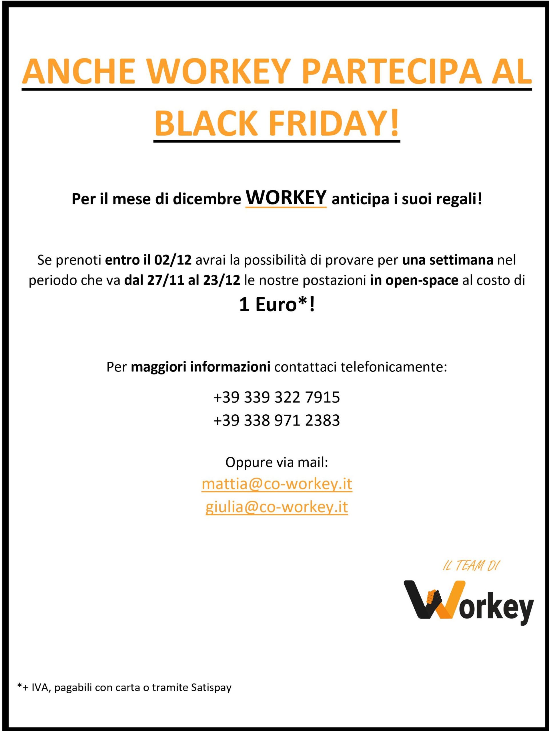 black friday coworking torino